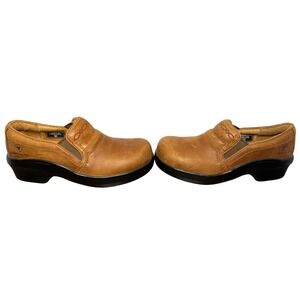 Ariat Expert SD Safety Clogs Brown Leather Composite Toe Work Shoes 6.5B